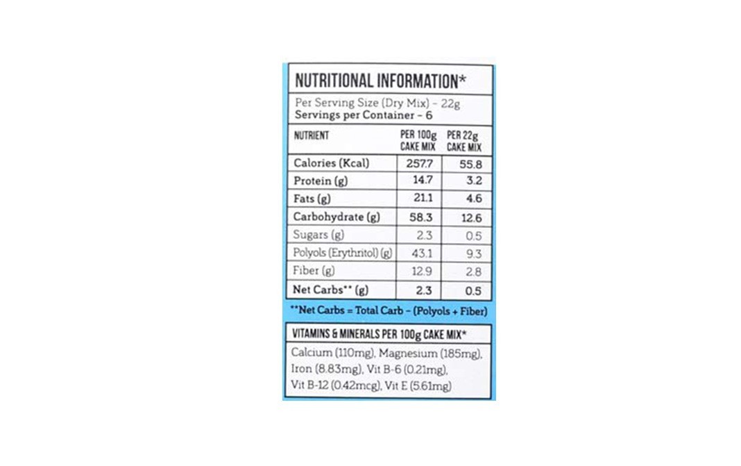 Serapheena Almond Flour Dark Cocoa- Cake Mix   Pack  130 grams